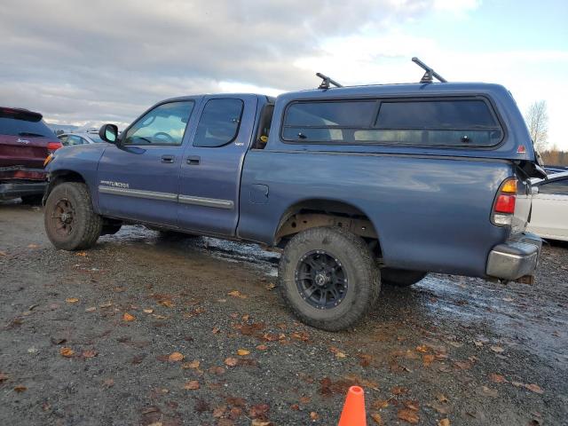 5TBBT44194S446833 - 2004 TOYOTA TUNDRA ACCESS CAB SR5 BLUE photo 2