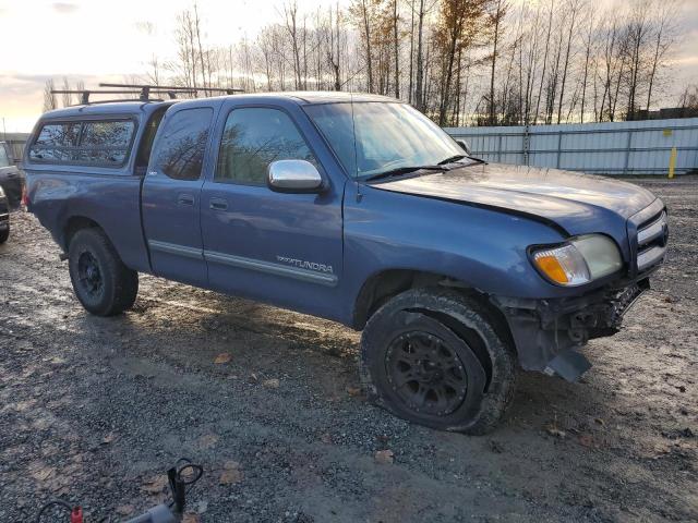 5TBBT44194S446833 - 2004 TOYOTA TUNDRA ACCESS CAB SR5 BLUE photo 4