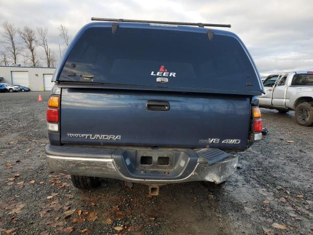 5TBBT44194S446833 - 2004 TOYOTA TUNDRA ACCESS CAB SR5 BLUE photo 6