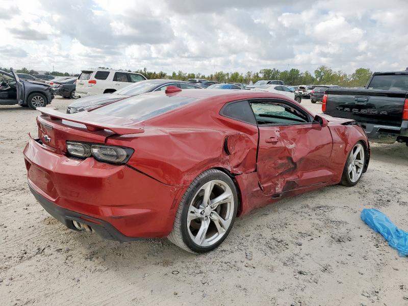 1G1FH1R74N0105231 - 2022 CHEVROLET CAMARO SS RED photo 3