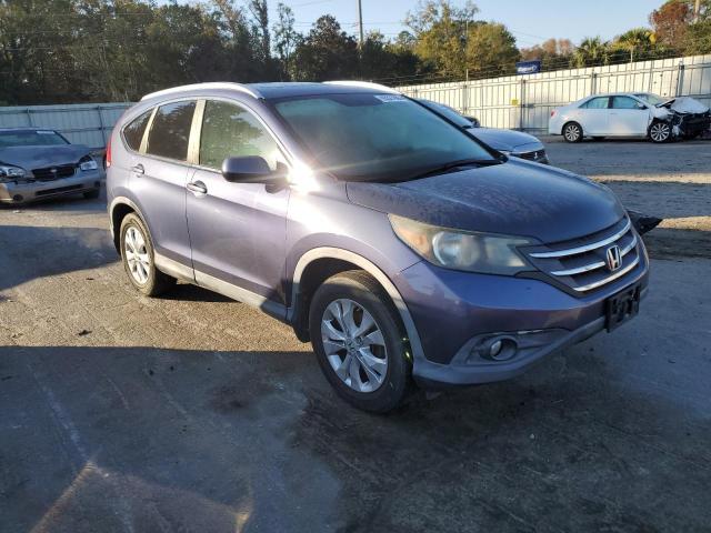 JHLRM3H78CC003121 - 2012 HONDA CR-V EXL BLUE photo 4