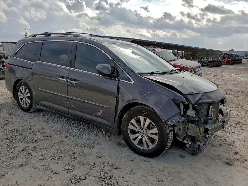 5FNRL5H61HB007248 - 2017 HONDA ODYSSEY EXL CHARCOAL photo 4