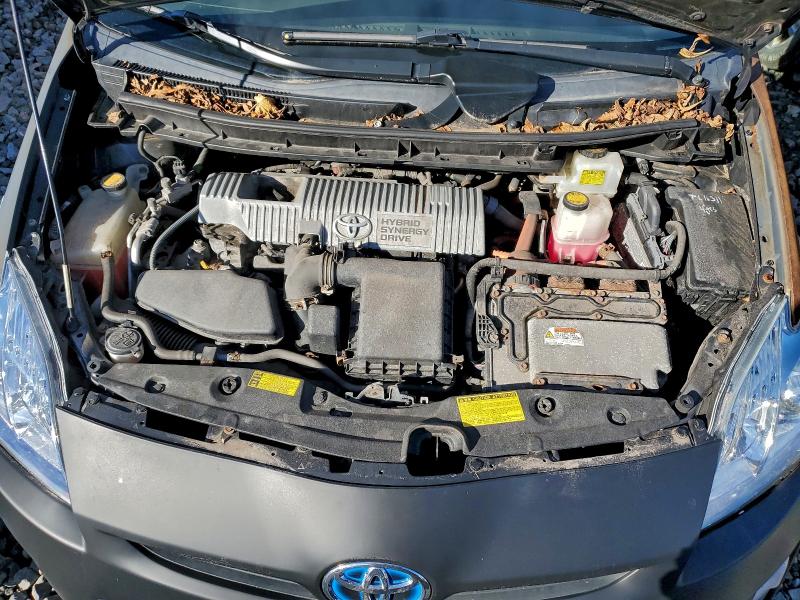 JTDKN3DU4A0008077 - 2010 TOYOTA PRIUS გრაფიტი ფოტო 11