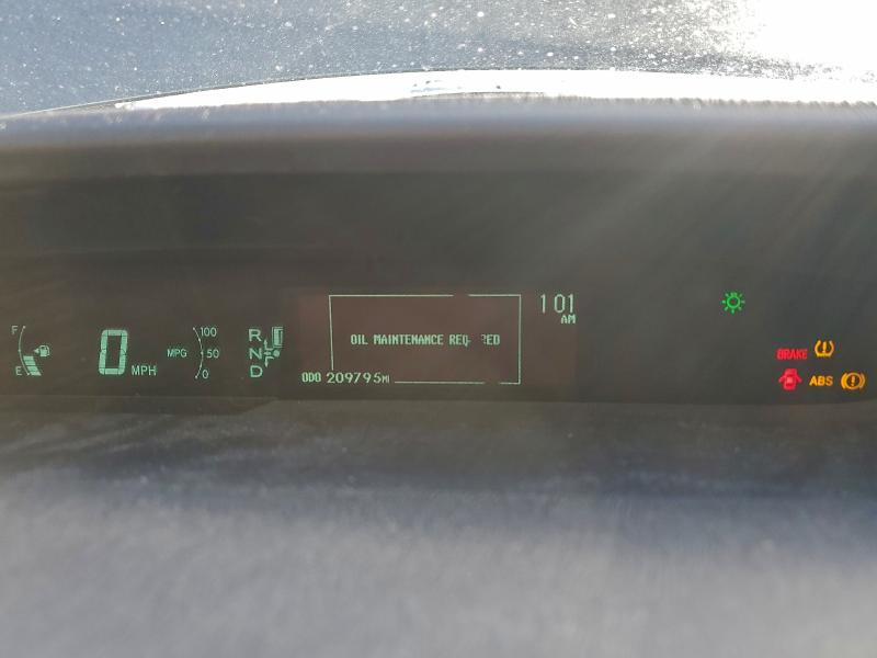 JTDKN3DU4A0008077 - 2010 TOYOTA PRIUS გრაფიტი ფოტო 9