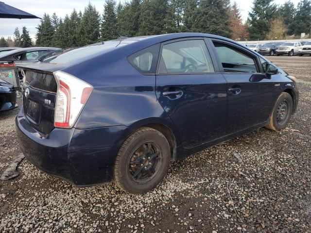 JTDKN3DU2C1507487 - 2012 TOYOTA PRIUS BLUE photo 3