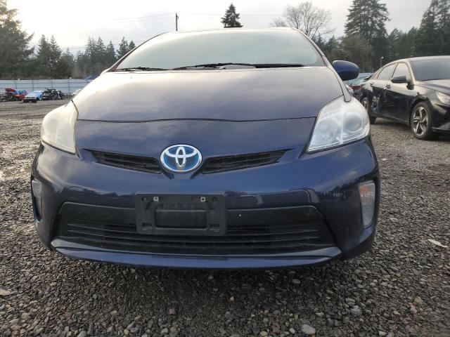 JTDKN3DU2C1507487 - 2012 TOYOTA PRIUS BLUE photo 5