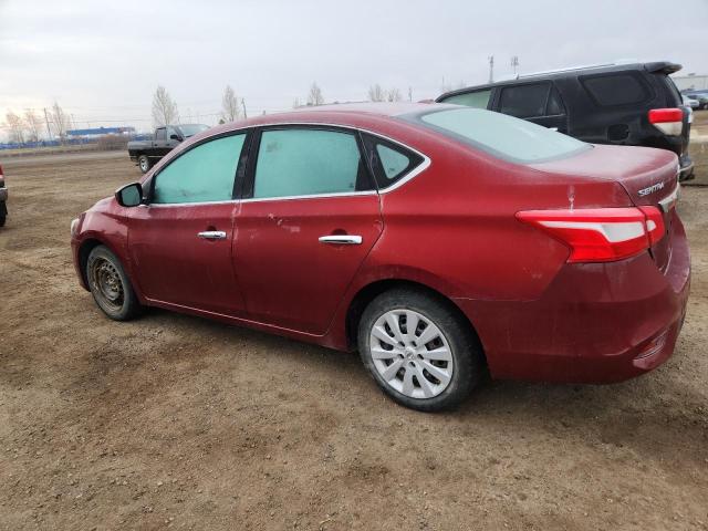 3N1AB7AP2KY209612 - 2019 NISSAN SENTRA S 红色 照片 2