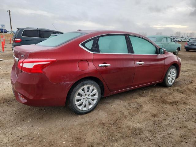 3N1AB7AP2KY209612 - 2019 NISSAN SENTRA S 红色 照片 3