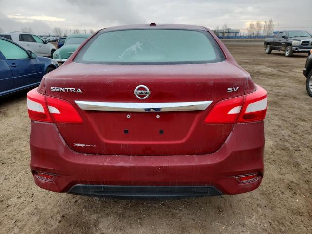 3N1AB7AP2KY209612 - 2019 NISSAN SENTRA S 红色 照片 6