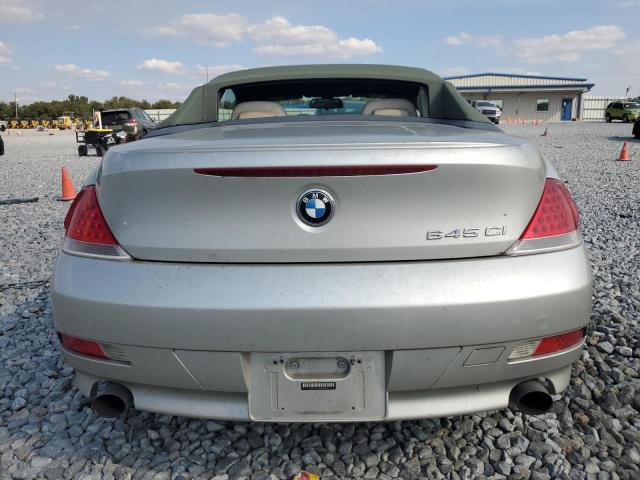 WBAEK73464B320356 - 2004 BMW 645 CI AUTOMATIC SILVER photo 6