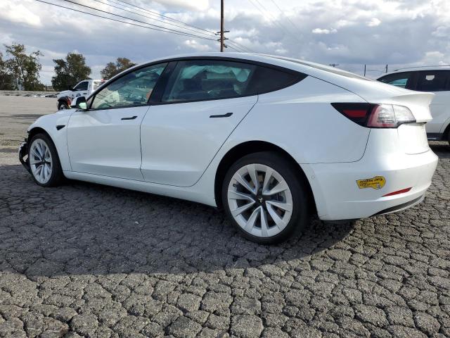 5YJ3E1EB1NF259099 - 2022 TESLA MODEL 3 თეთრი ფოტო 2