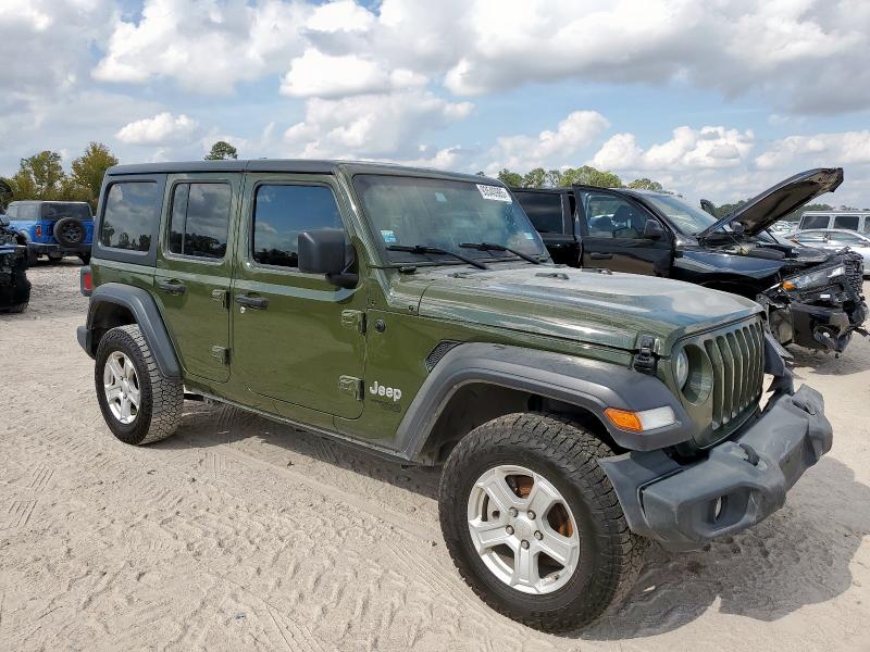 1C4HJXDN7MW512856 - 2021 JEEP WRANGLER U SPORT მწვანე ფოტო 4