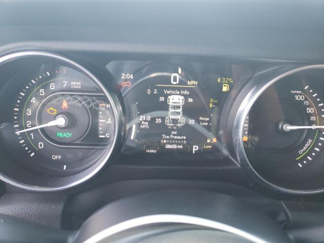 1C4JJXP62NW170448 - 2022 JEEP WRANGLER U SAHARA 4XE BURGUNDY photo 9