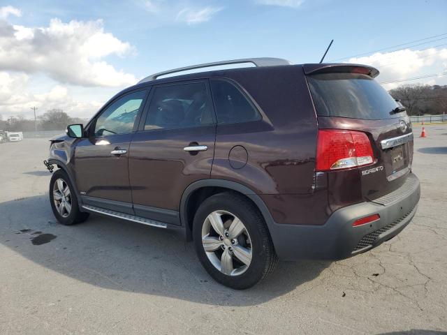 5XYKUDA20CG223352 - 2012 KIA SORENTO EX PURPLE photo 2