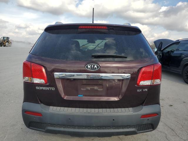 5XYKUDA20CG223352 - 2012 KIA SORENTO EX PURPLE photo 6