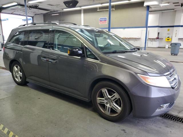 5FNRL5H93CB011367 - 2012 HONDA ODYSSEY TOURING GRAY photo 4