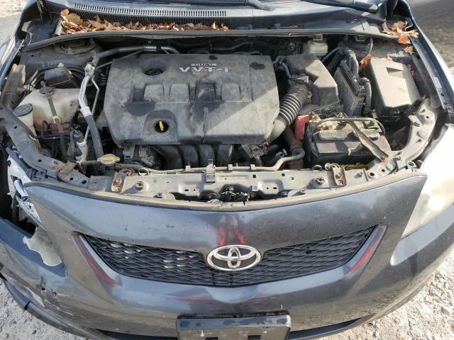 1NXBU4EE5AZ173284 - 2010 TOYOTA COROLLA BASE ნაცრისფერი ფოტო 11