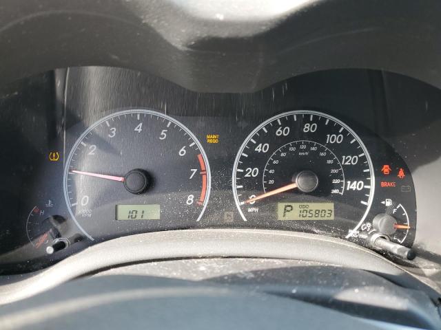 1NXBU4EE5AZ173284 - 2010 TOYOTA COROLLA BASE ნაცრისფერი ფოტო 9