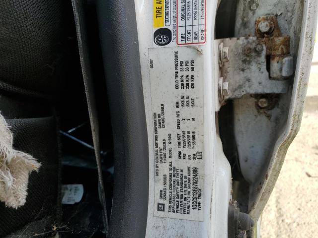 1GCCS13E878224889 - 2007 CHEVROLET COLORADO 白色 照片 12