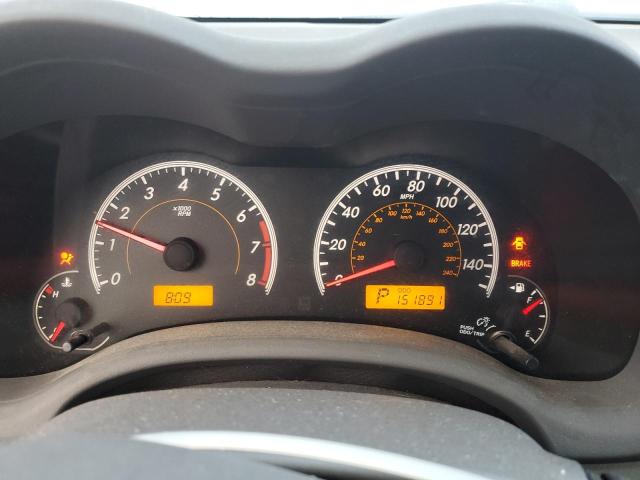 1NXBU40E09Z052150 - 2009 TOYOTA COROLLA BASE SILVER photo 9