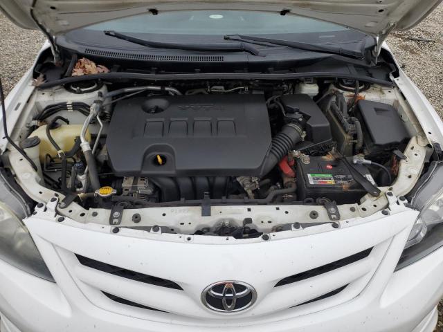 2T1BU4EE5BC704762 - 2011 TOYOTA COROLLA BASE أبيض صورة 11