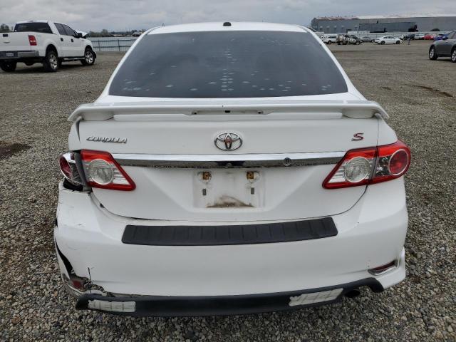 2T1BU4EE5BC704762 - 2011 TOYOTA COROLLA BASE أبيض صورة 6