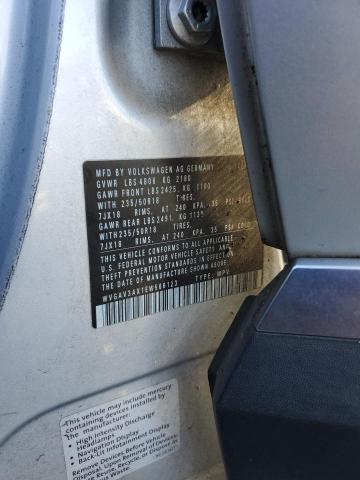 WVGAV3AX1EW566123 - 2014 VOLKSWAGEN TIGUAN S SILVER photo 13