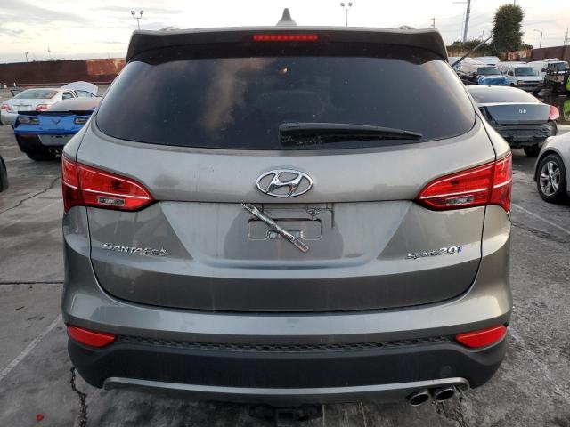 5XYZU3LA4DG045279 - 2013 HYUNDAI SANTA FE S SILVER photo 6