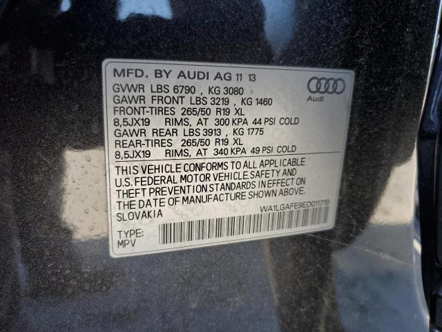WA1LGAFE9ED011719 - 2014 AUDI Q7 PREMIUM PLUS BLACK photo 13