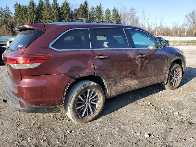 5TDJZRFH0HS407966 - 2017 TOYOTA HIGHLANDER SE წითელი ფოტო 3