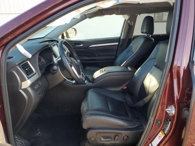 5TDJZRFH0HS407966 - 2017 TOYOTA HIGHLANDER SE წითელი ფოტო 7