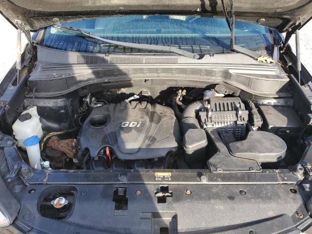 5XYZUDLB3GG345527 - 2016 HYUNDAI SANTA FE S BLACK photo 12