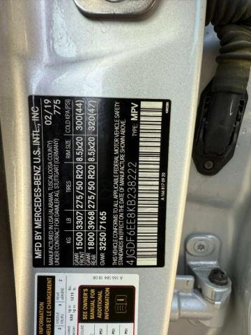 4JGDF6EE8KB238222 - 2019 MERCEDES-BENZ GLS 450 4MATIC SILVER photo 13