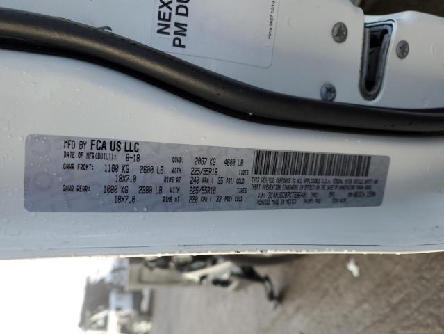 3C4NJDCB7KT596401 - 2019 JEEP COMPASS LIMITED Білий фото 14