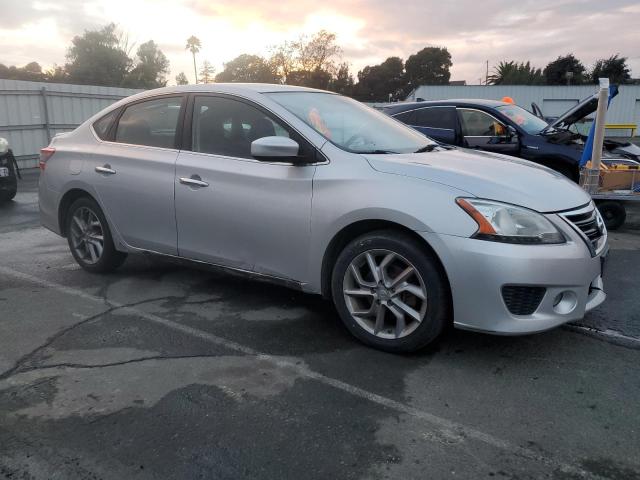 3N1AB7AP4EY259206 - 2014 NISSAN SENTRA S SILVER photo 4