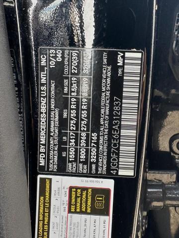 4JGDF7CE6EA312837 - 2014 MERCEDES-BENZ GL 450 4MATIC BLACK photo 13