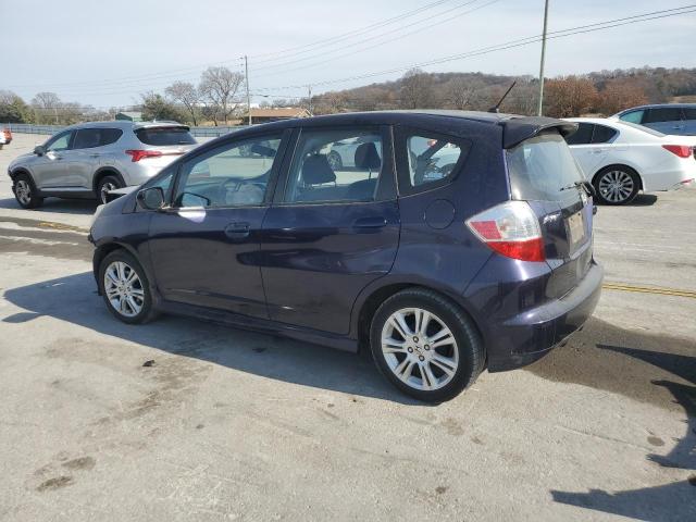 JHMGE87419S025657 - 2009 HONDA FIT SPORT BLUE photo 2