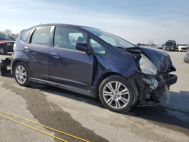 JHMGE87419S025657 - 2009 HONDA FIT SPORT BLUE photo 4