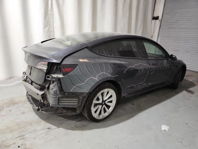 5YJ3E1EA1NF289470 - 2022 TESLA MODEL 3 Grafit foto 3