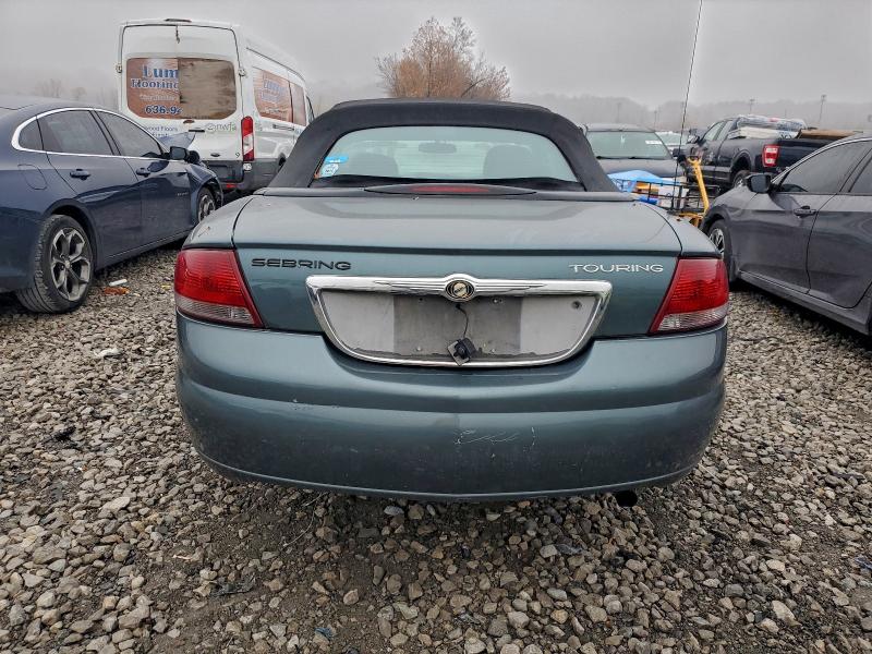 1C3EL55R76N148325 - 2006 CHRYSLER SEBRING TOURING 绿色 照片 6