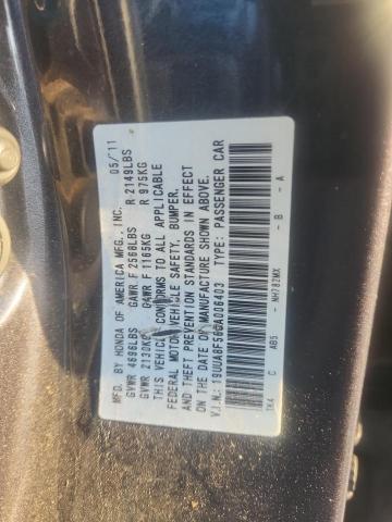 19UUA8F56CA006403 - 2012 ACURA TL GRAY photo 12