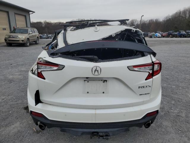 5J8TC2H72KL016432 - 2019 ACURA RDX ADVANCE WHITE photo 6
