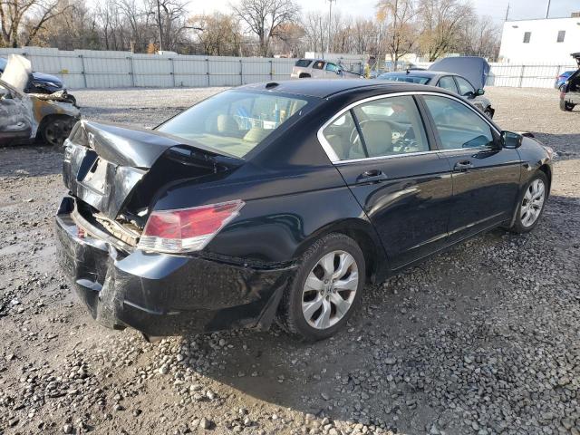 1HGCP26888A050587 - 2008 HONDA ACCORD EXL BLACK photo 3