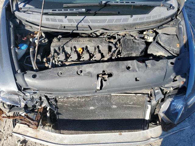 2HGFG1B69AH512285 - 2010 HONDA CIVIC LX GRAY photo 11