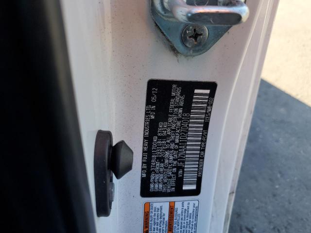 JF1ZNAA11D2704018 - 2013 TOYOTA SCION FR-S 白色 照片 12