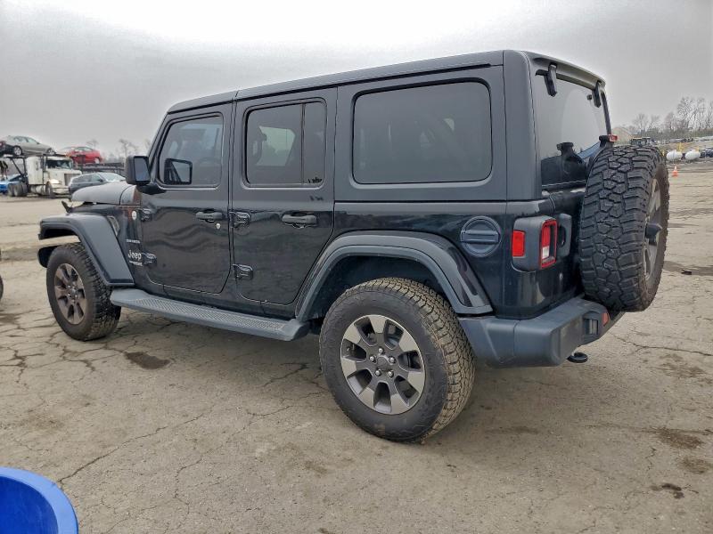 1C4HJXEG6JW192182 - 2018 JEEP WRANGLER U SAHARA შავი ფოტო 2