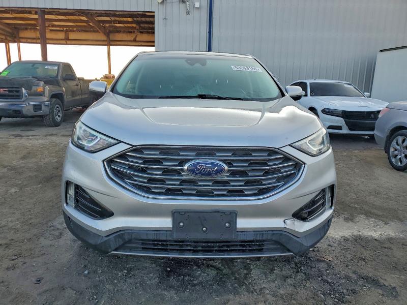 2FMPK3J93KBB21741 - 2019 FORD EDGE SEL SILVER photo 5
