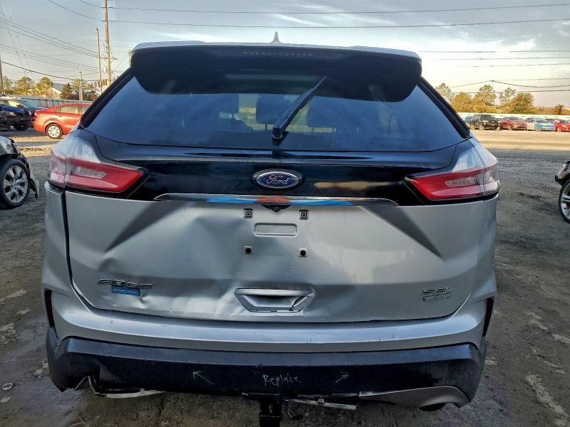 2FMPK3J93KBB21741 - 2019 FORD EDGE SEL SILVER photo 6