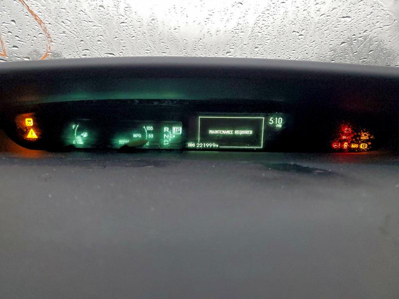 JTDKN3DUXD5558858 - 2013 TOYOTA PRIUS თეთრი ფოტო 9