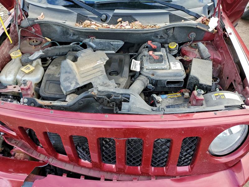 1C4NJRBBXHD143113 - 2017 JEEP PATRIOT SPORT 红色 照片 12